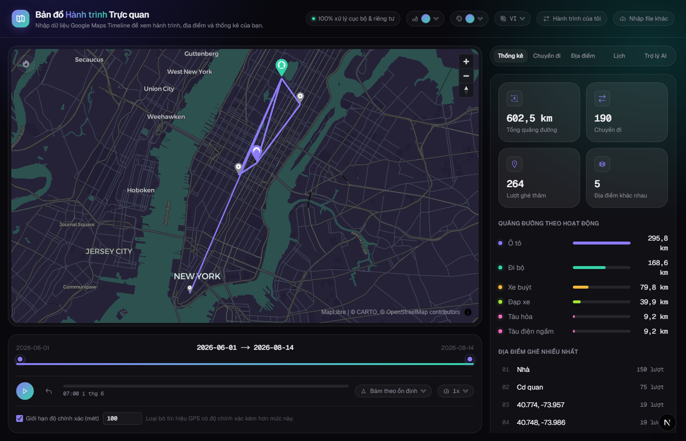 Map Timeline Visualizer